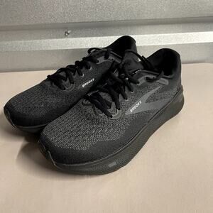 Brooks Men's Black/Black/Ebony Ghost Max Road Running Shoes - Size US 9 W 2E